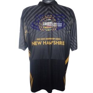 Ultimate Disc Golf 1/4 Zip Jersey Men 2XL NH State Championship National tour 22